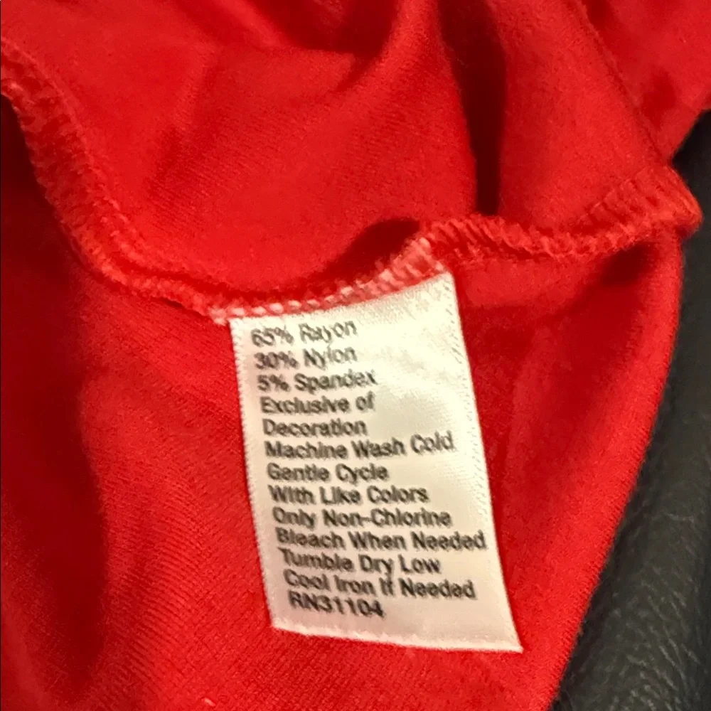 The Limited Red Blouse with Bell Sleeves - Picture 8 of 11